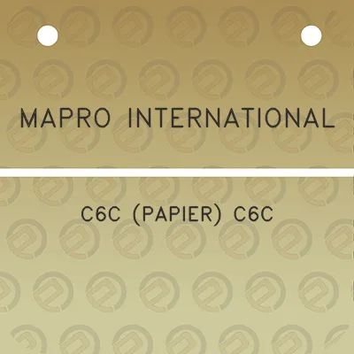 mapro-international-c6c-papier-c6c