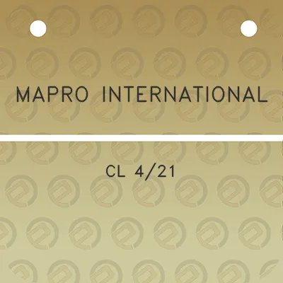 mapro-international-cl-421