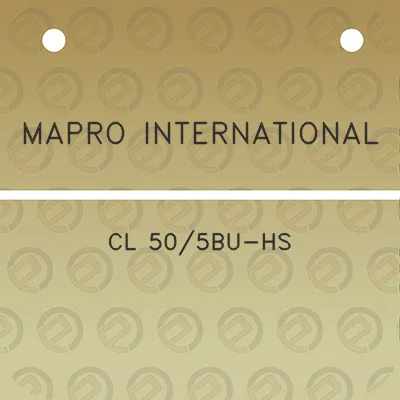 mapro-international-cl-505bu-hs