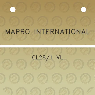 mapro-international-cl281-vl