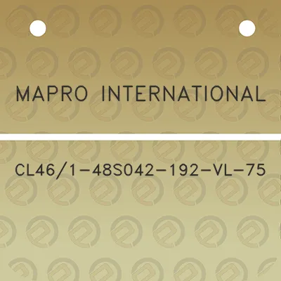 mapro-international-cl461-48s042-192-vl-75