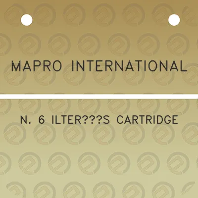 mapro-international-n-6-ilters-cartridge