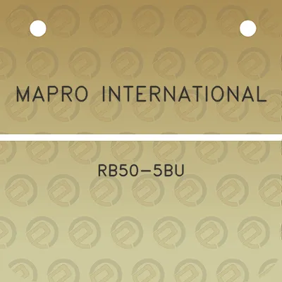 mapro-international-rb50-5bu