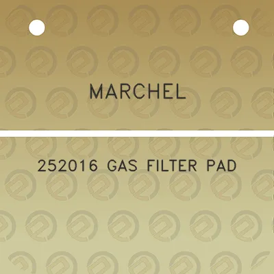 marchel-252016-gas-filter-pad