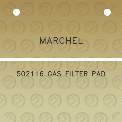 marchel-502116-gas-filter-pad