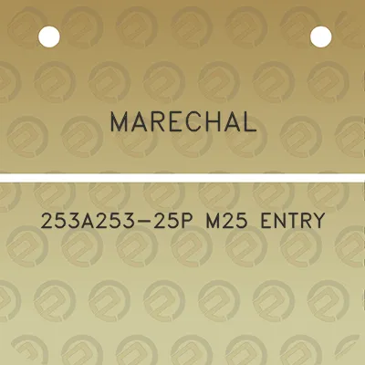 marechal-253a253-25p-m25-entry