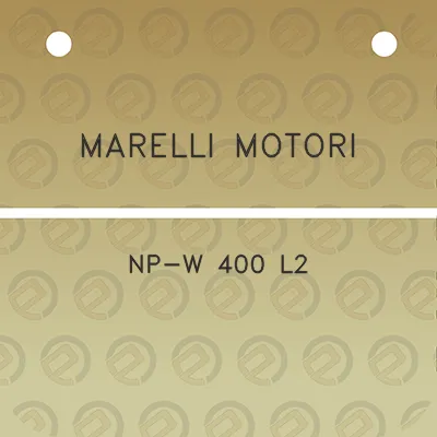 marelli-motori-np-w-400-l2