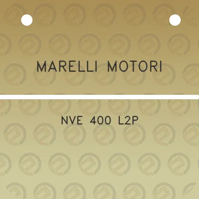 marelli-motori-nve-400-l2p