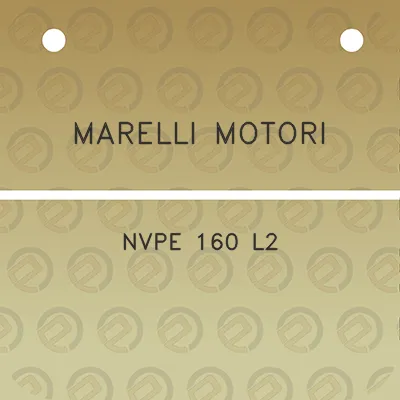 marelli-motori-nvpe-160-l2