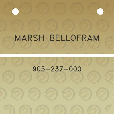 marsh-bellofram-905-237-000