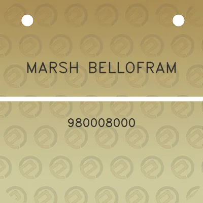 marsh-bellofram-980008000