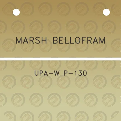 marsh-bellofram-upa-w-p-130