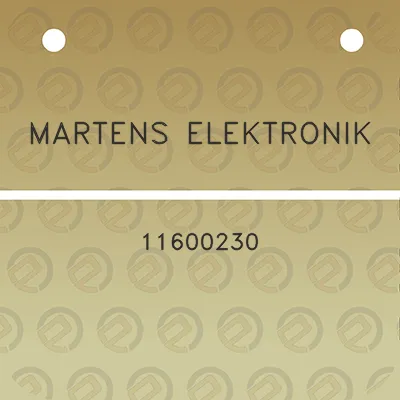 martens-elektronik-11600230