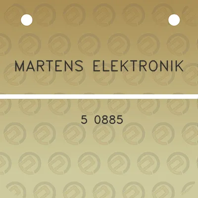 martens-elektronik-5-0885