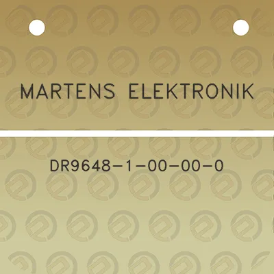 martens-elektronik-dr9648-1-00-00-0