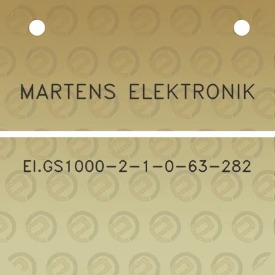 martens-elektronik-elgs1000-2-1-0-63-282