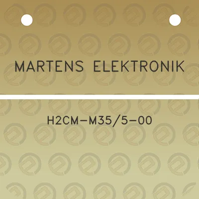 martens-elektronik-h2cm-m355-00