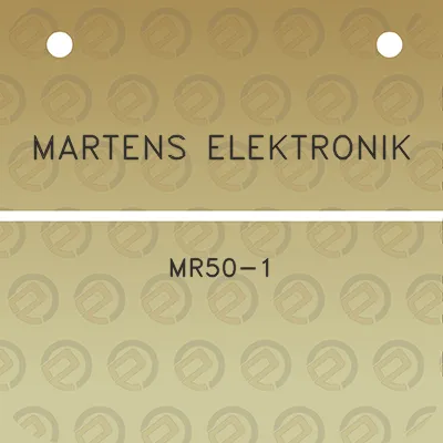 martens-elektronik-mr50-1