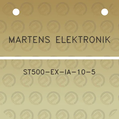 martens-elektronik-st500-ex-ia-10-5