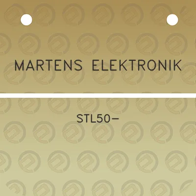 martens-elektronik-stl50