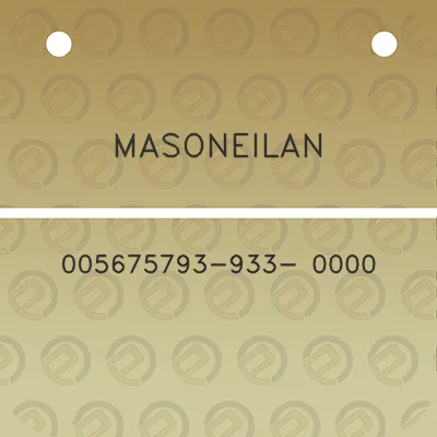 masoneilan-005675793-933-0000