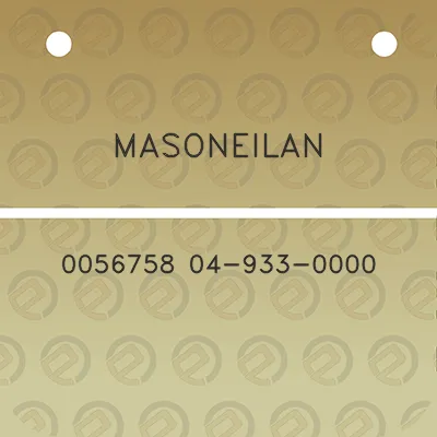 masoneilan-0056758-04-933-0000