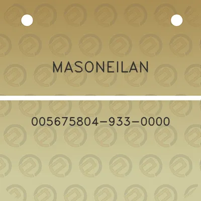 masoneilan-005675804-933-0000