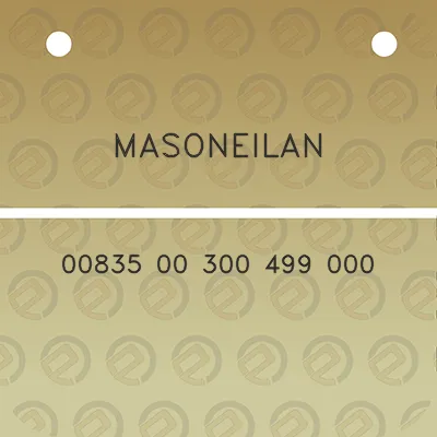 masoneilan-00835-00-300-499-000