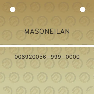 masoneilan-008920056-999-0000