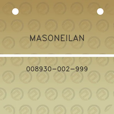 masoneilan-008930-002-999