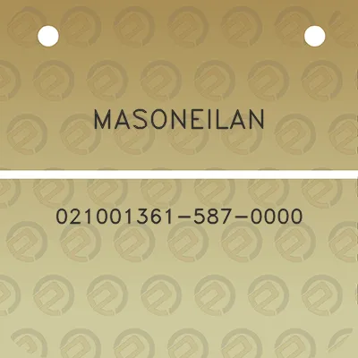 masoneilan-021001361-587-0000