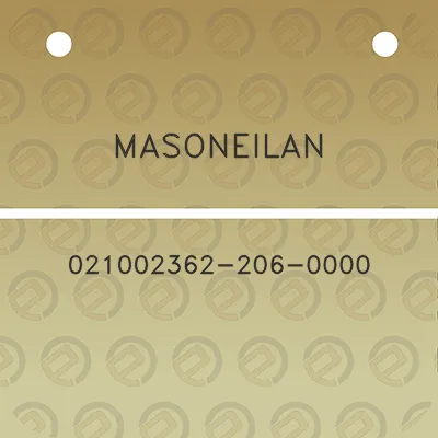 masoneilan-021002362-206-0000