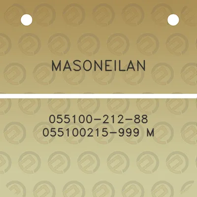 masoneilan-055100-212-88-055100215-999-m