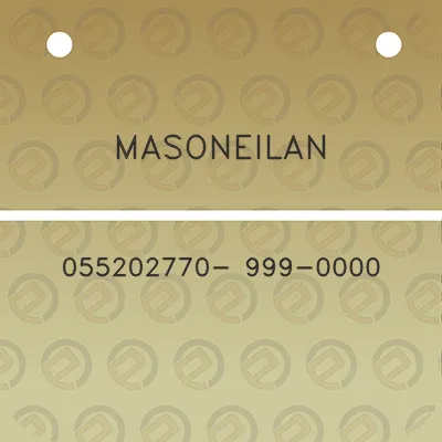 masoneilan-055202770-999-0000