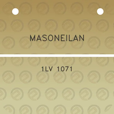 masoneilan-1lv-1071