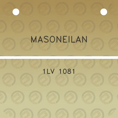 masoneilan-1lv-1081