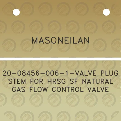 masoneilan-20-08456-006-1-valve-plug-stem-for-hrsg-sf-natural-gas-flow-control-valve