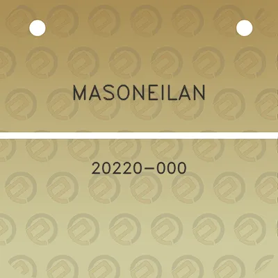 masoneilan-20220-000