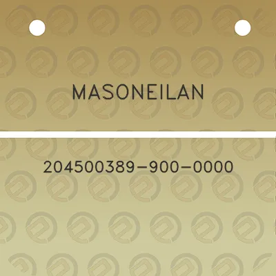 masoneilan-204500389-900-0000