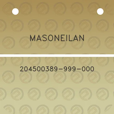 masoneilan-204500389-999-000