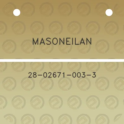 masoneilan-28-02671-003-3