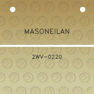 masoneilan-2wv-0220