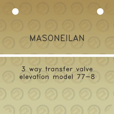 masoneilan-3-way-transfer-valve-elevation-model-77-8