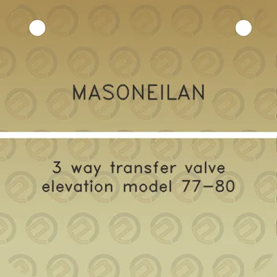 masoneilan-3-way-transfer-valve-elevation-model-77-80