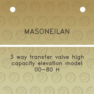 masoneilan-3-way-transfer-valve-high-capacity-elevation-model-00-80-h