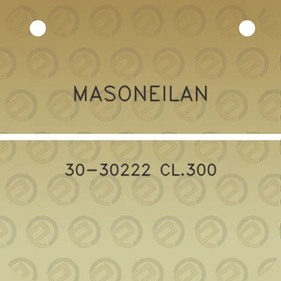 masoneilan-30-30222-cl300