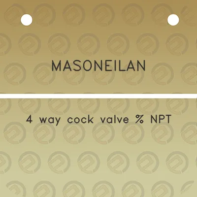 masoneilan-4-way-cock-valve-npt