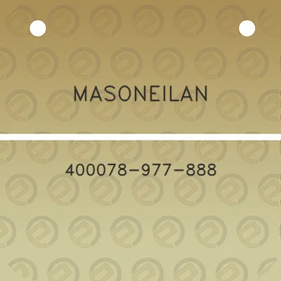 masoneilan-400078-977-888