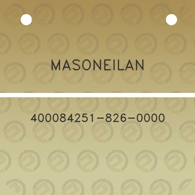 masoneilan-400084251-826-0000