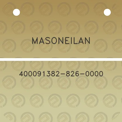 masoneilan-400091382-826-0000